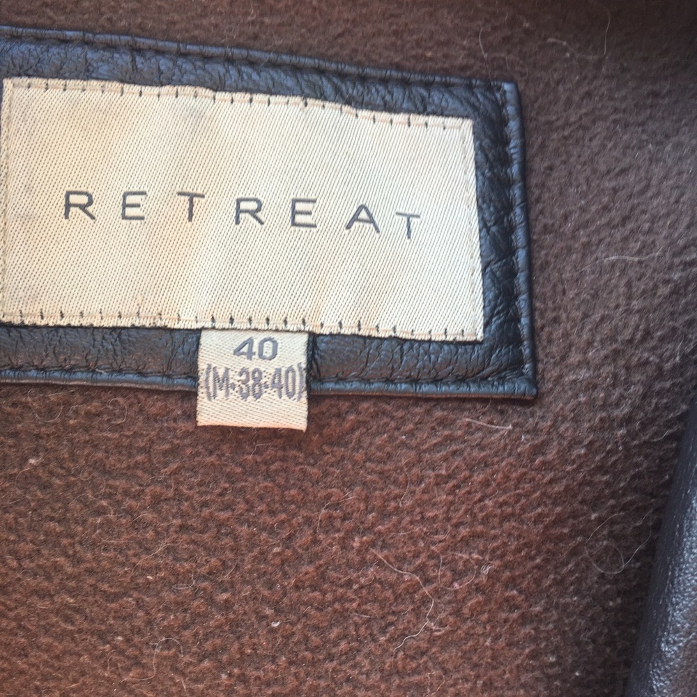 Bomber leather jacket - Picture 4 of 4